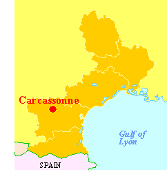 carcassonne region languedoc roussillon